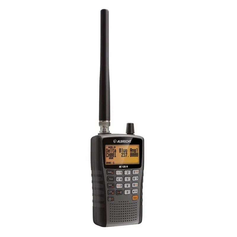 Albrecht Flugfunkscanner AE 125 H 8,33/12,5 kHz Raster Top-Seller